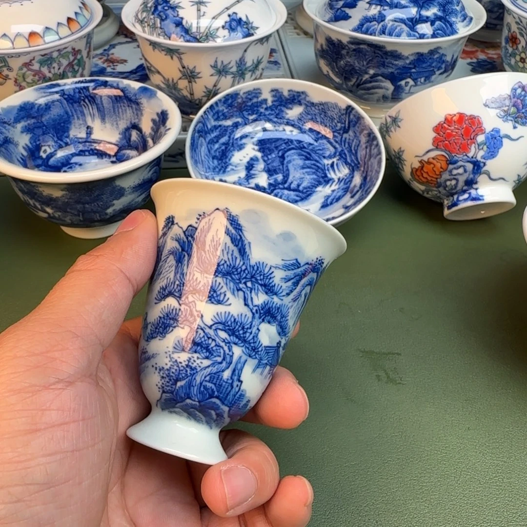 陶纯手工纯手绘茶具358