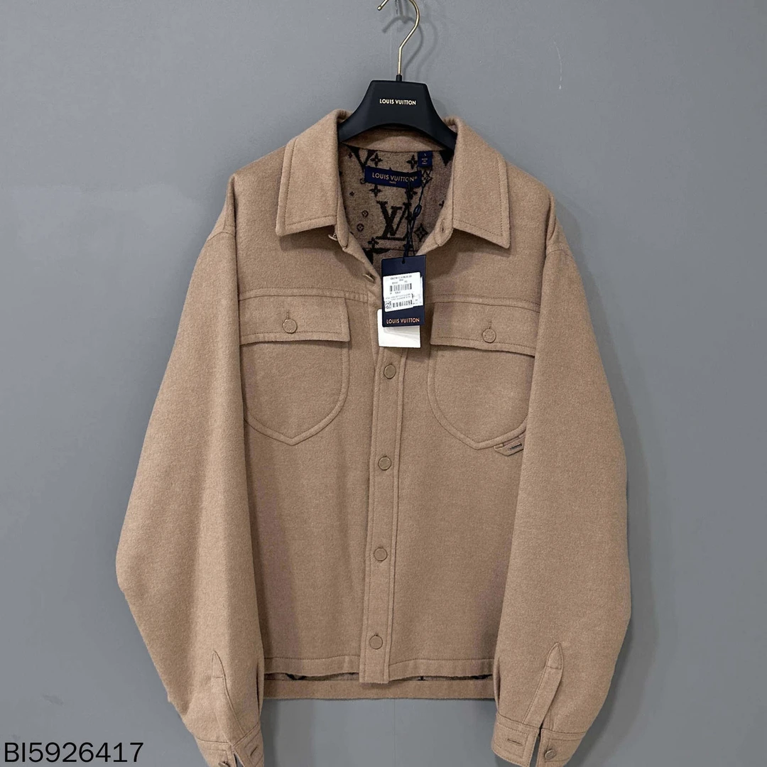 未使用 LouisVuitton/路易威登 s24爆款绵羊毛满印外套/L码/26417