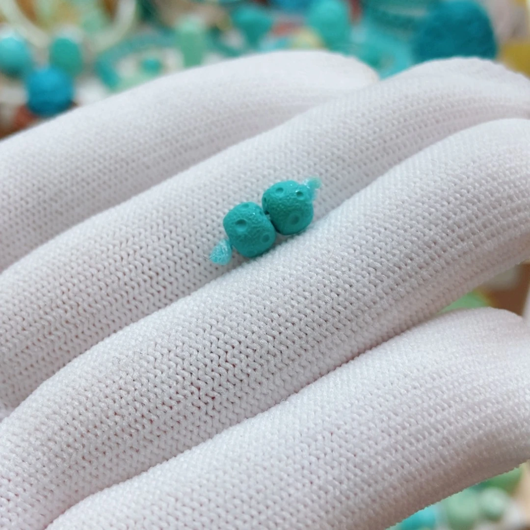 绿松石未镶嵌珠子6m