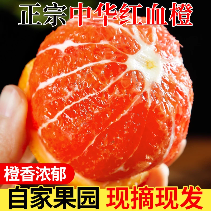 顺丰整箱包邮新鲜现摘2025血橙蜜柚芭乐当季水果香甜多汁口感鲜美