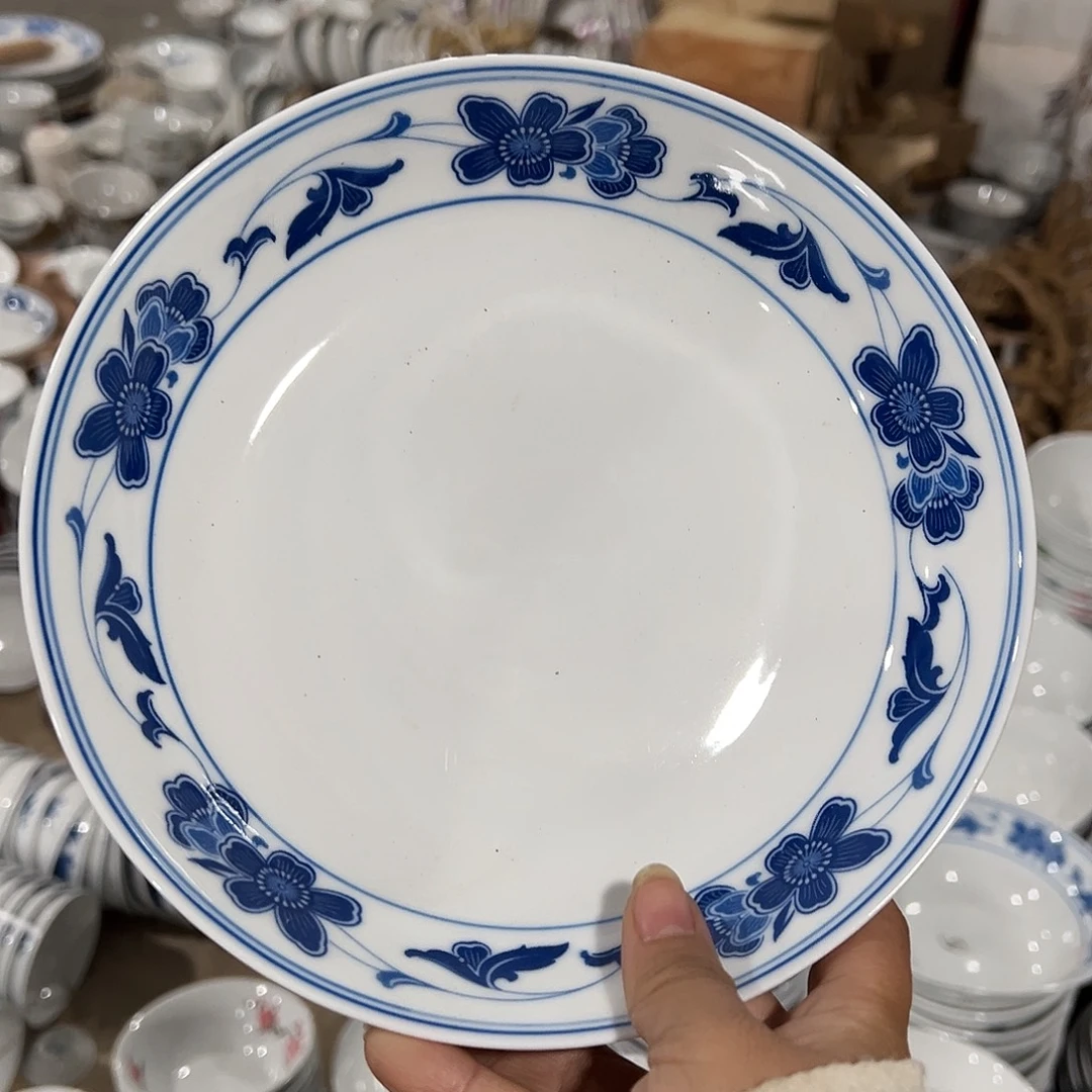 醴陵瓷直播供货基地20厘米深盘