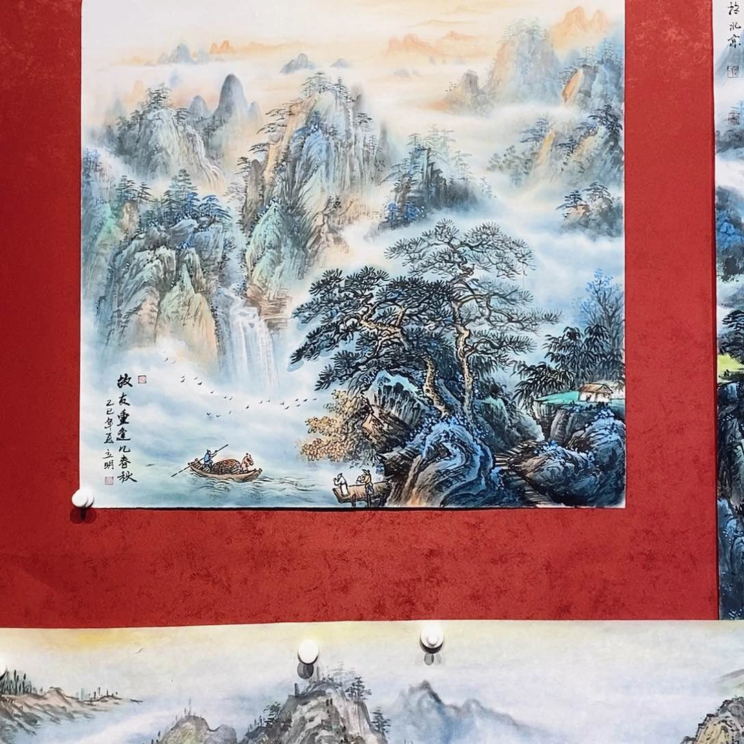 国画荣立明老师佳作