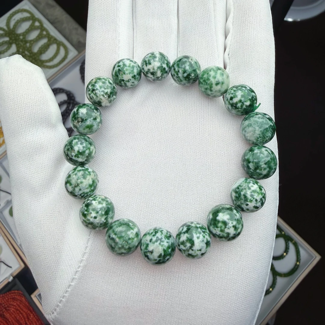 点翠青花手串（多样性发一）
