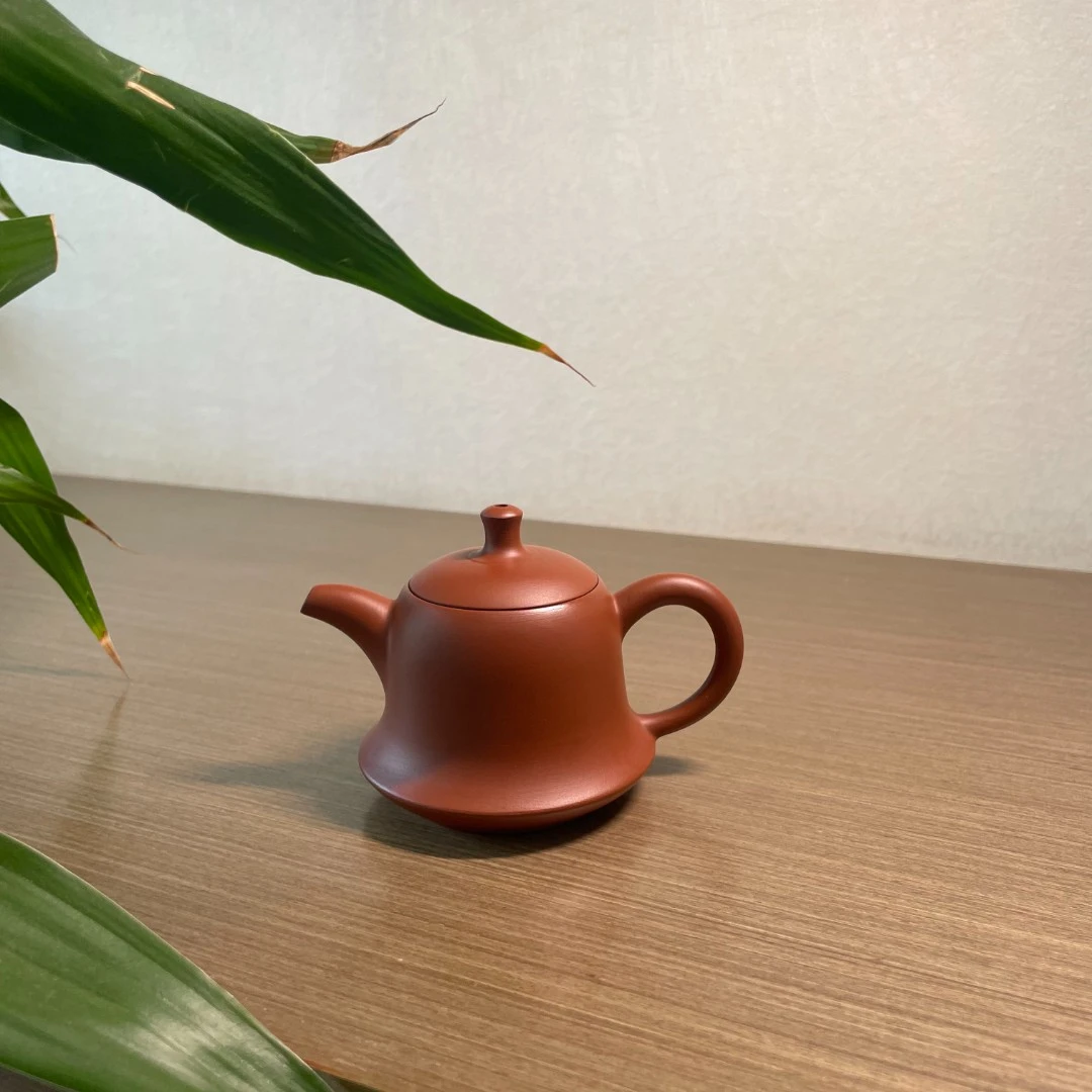 全手工手拉壶金钟壶130cc正宗潮州原矿朱泥茶壶家用家具