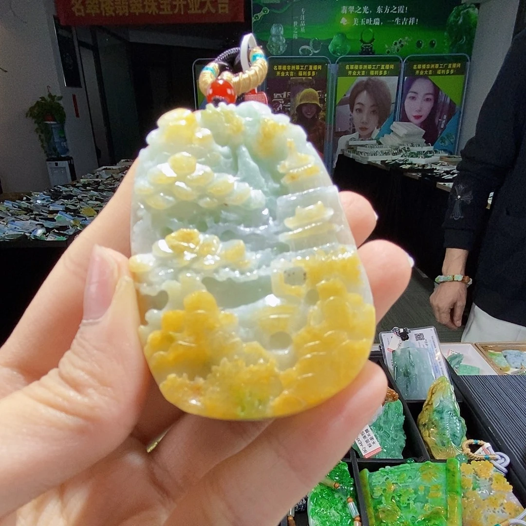 颈饰未镶嵌翡翠翡翠