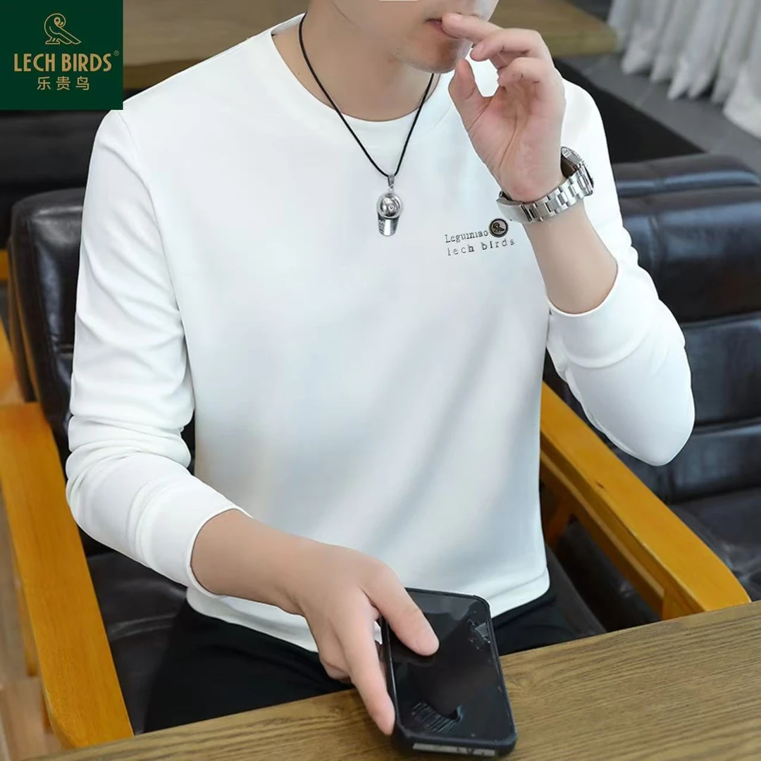 乐贵鸟2025春季新款爆款圆领男士休闲百搭卫衣12801002