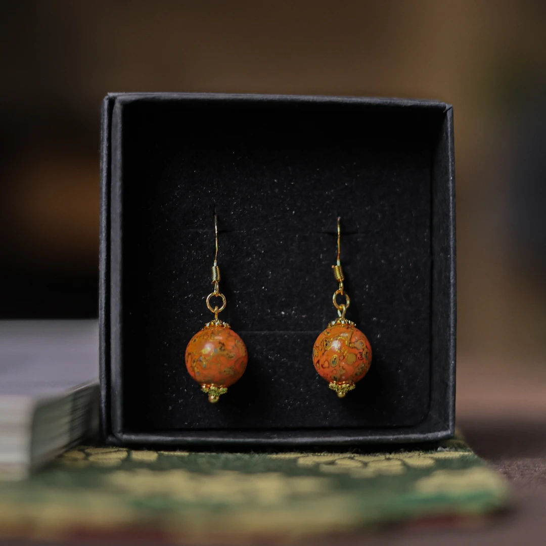 【小田甄陶】eh8耳环8（华漆堂0206）