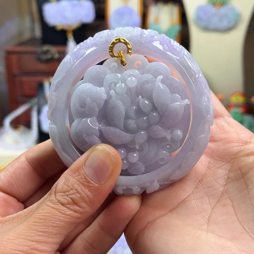 翡翠未镶嵌颈饰天然翡翠手镯套装55圈口