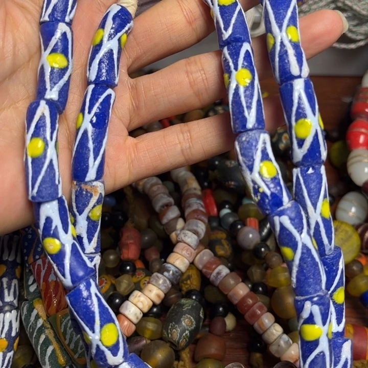 玻璃颈饰2401琉璃一条