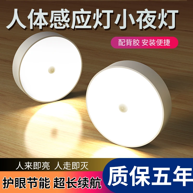 网红爆款2026新款感应夜灯家用起夜过道灯卧室床头灯睡眠小夜灯