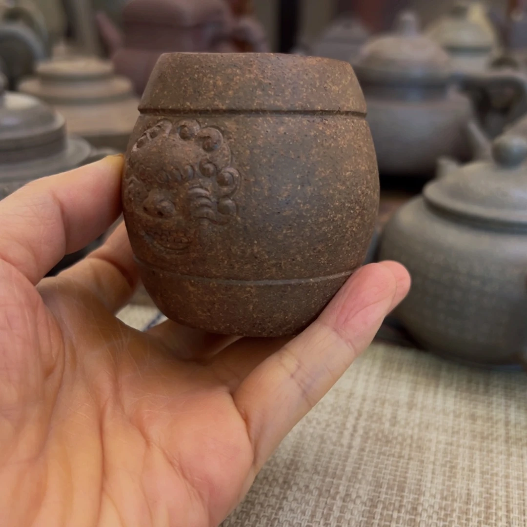 紫砂茶壶通粉盖置