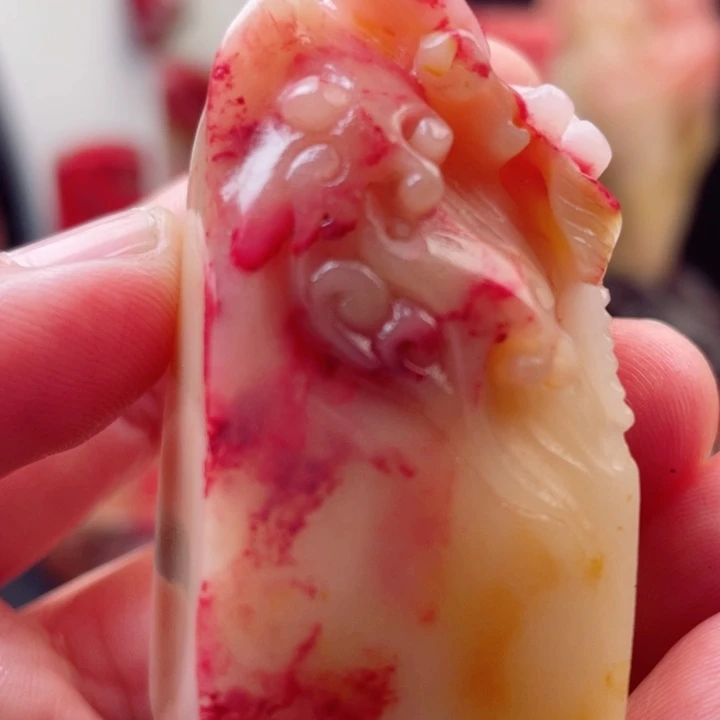 巴林鸡血石白玉地