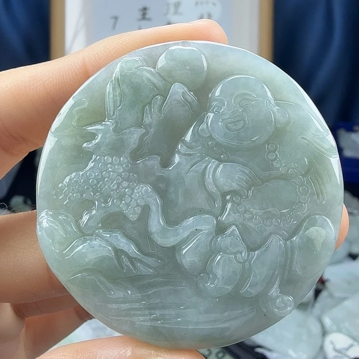 翡翠未镶嵌颈饰翡翠