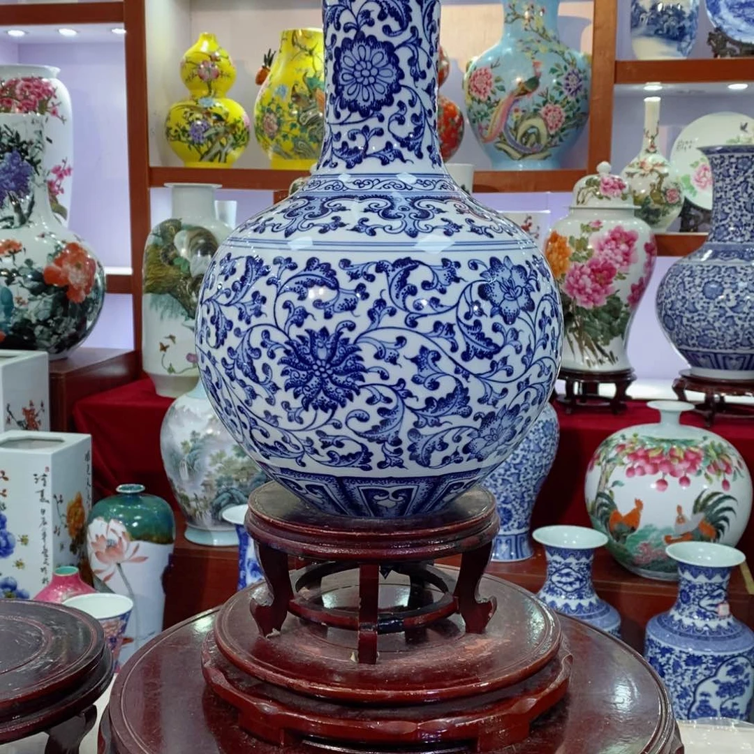 瓶景德镇手工手绘一品堂