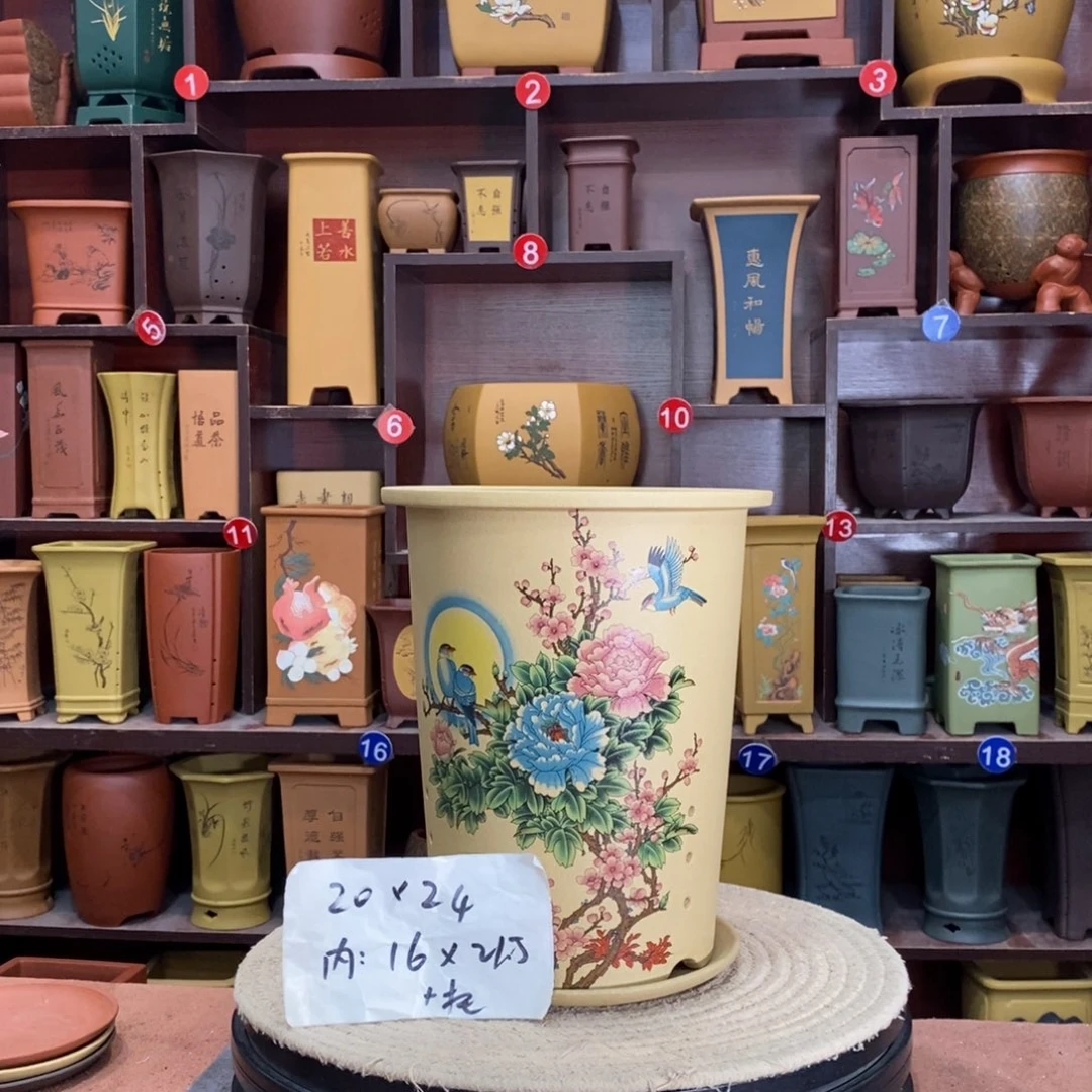 紫砂花盆紫砂艺术