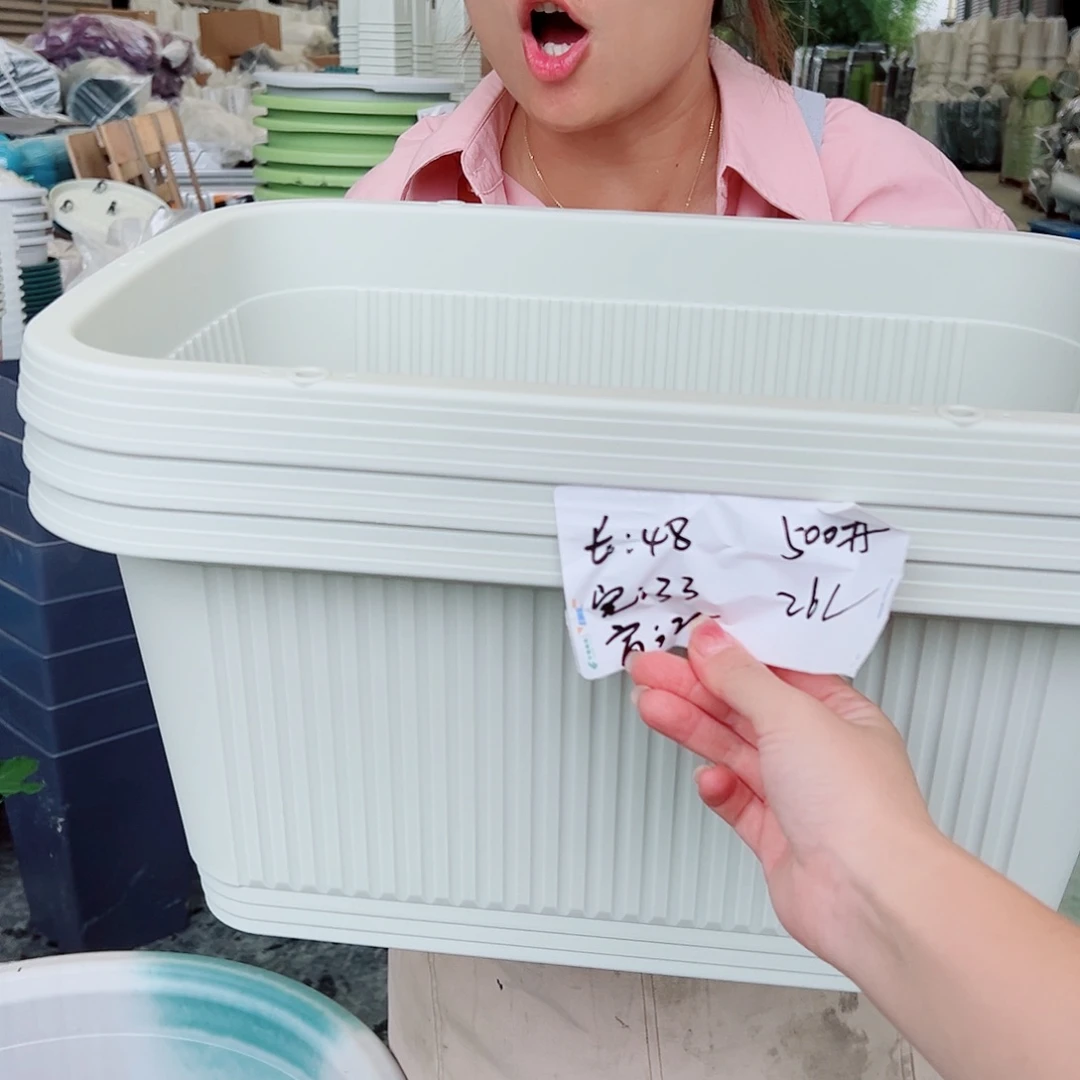 菜盆500#米白色3个无托
