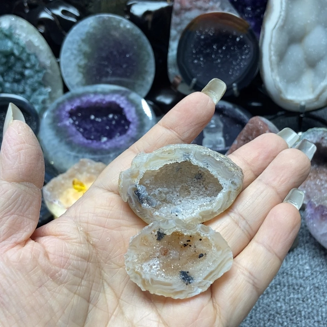 未镶嵌紫晶摆件水晶
