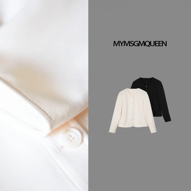 “简雅香调”复古优雅法式外套