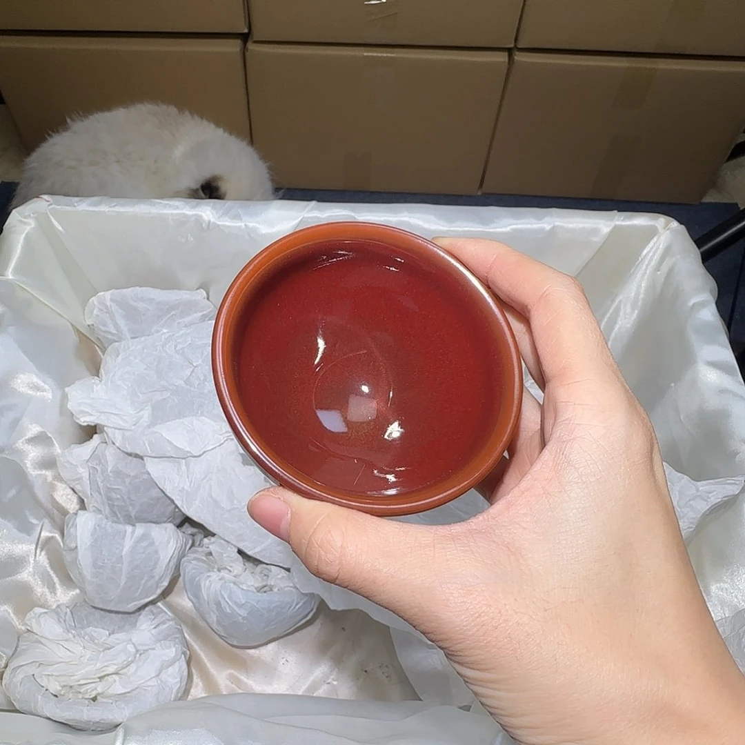 茶盏微瑕建盏，介意勿拍