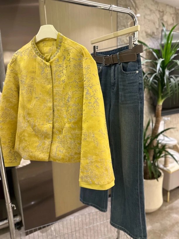 蛋娘专属-2025春秋季新款独特超好看老钱风外套