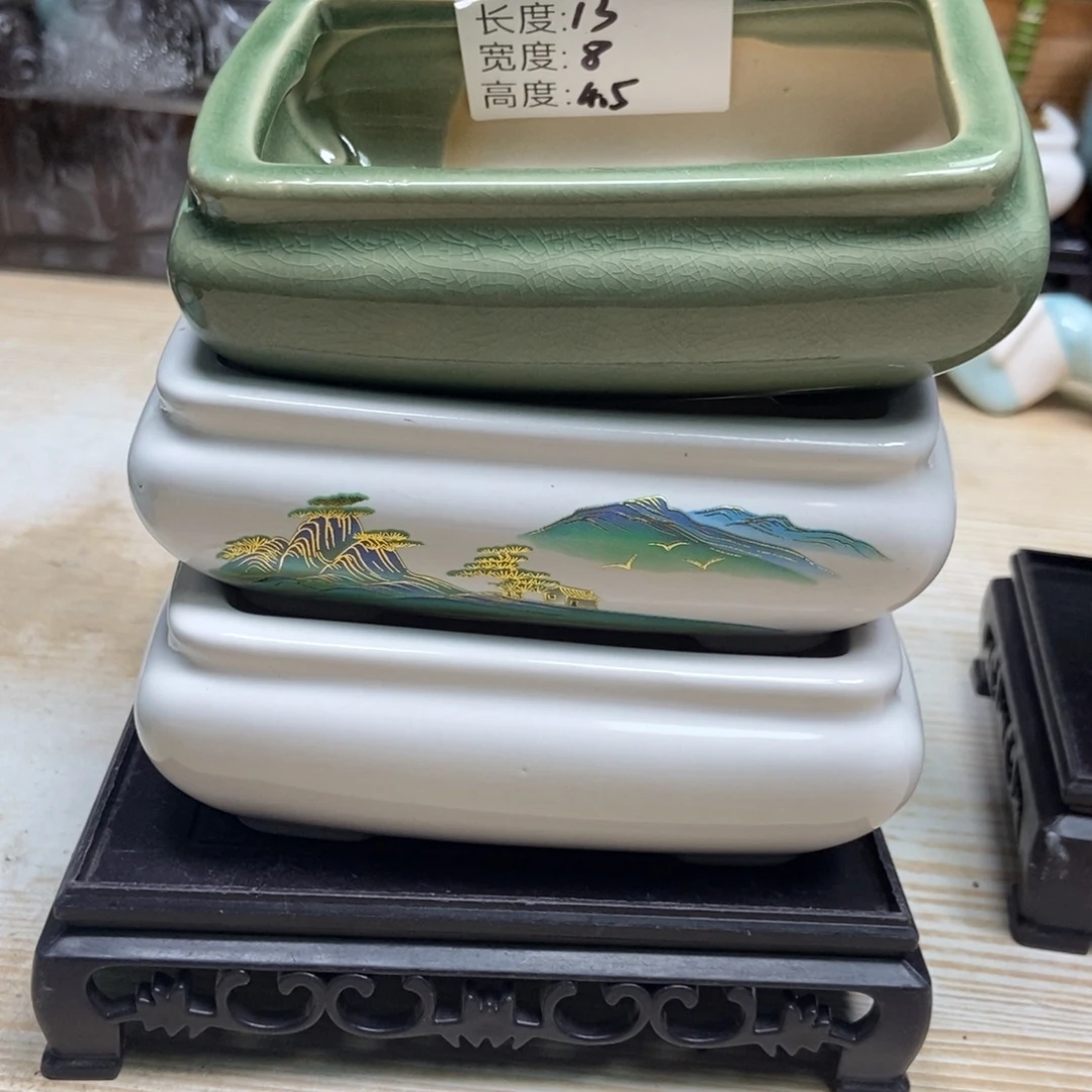 瓷片陶瓷花盆陶瓷艺术