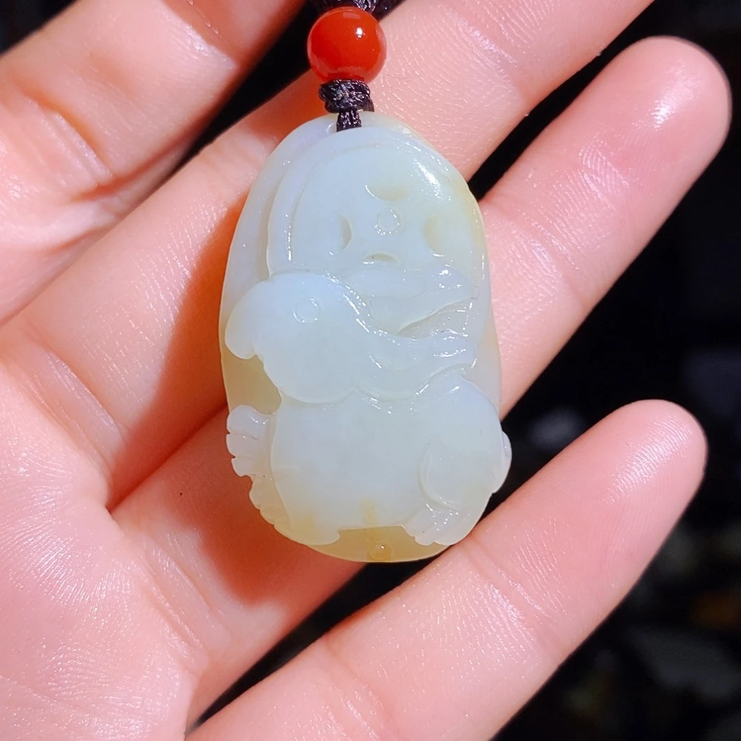 和田玉颈饰未镶嵌