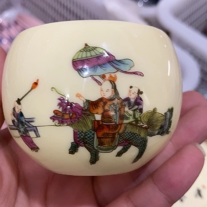 摆件景德镇陶瓷主人杯13445