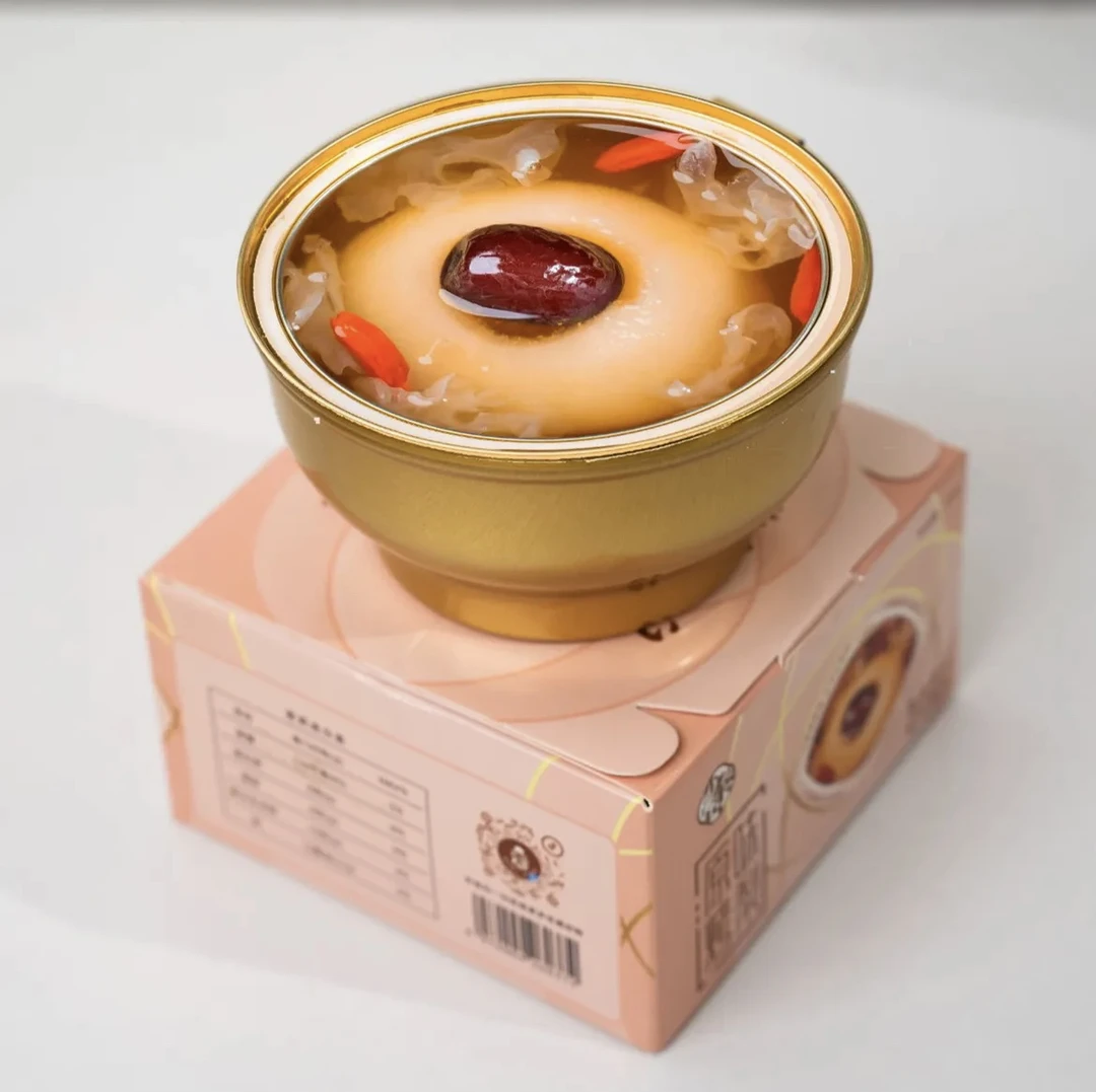 古法烤梨工艺头整颗烤梨开盖即食免煮早餐原味桂花银耳莲子百合