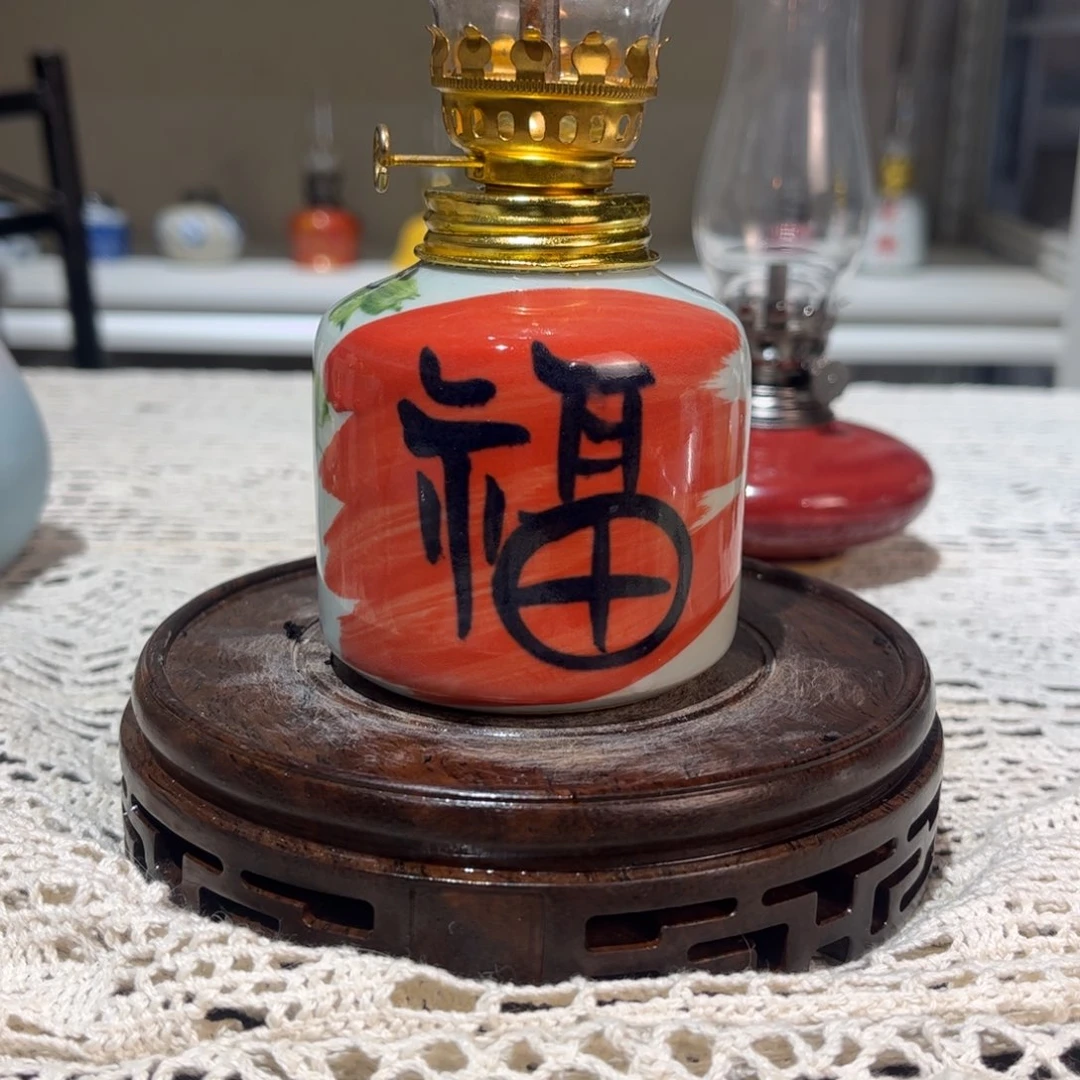 摆件景德镇陶瓷香薰灯