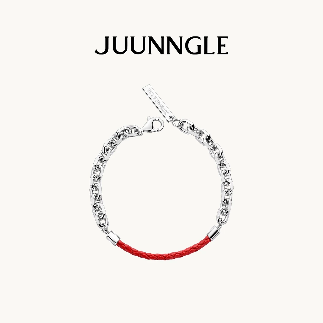 juunngle lab 合金皮质手链 纳福手链情侣气质高级感小众夏季礼物