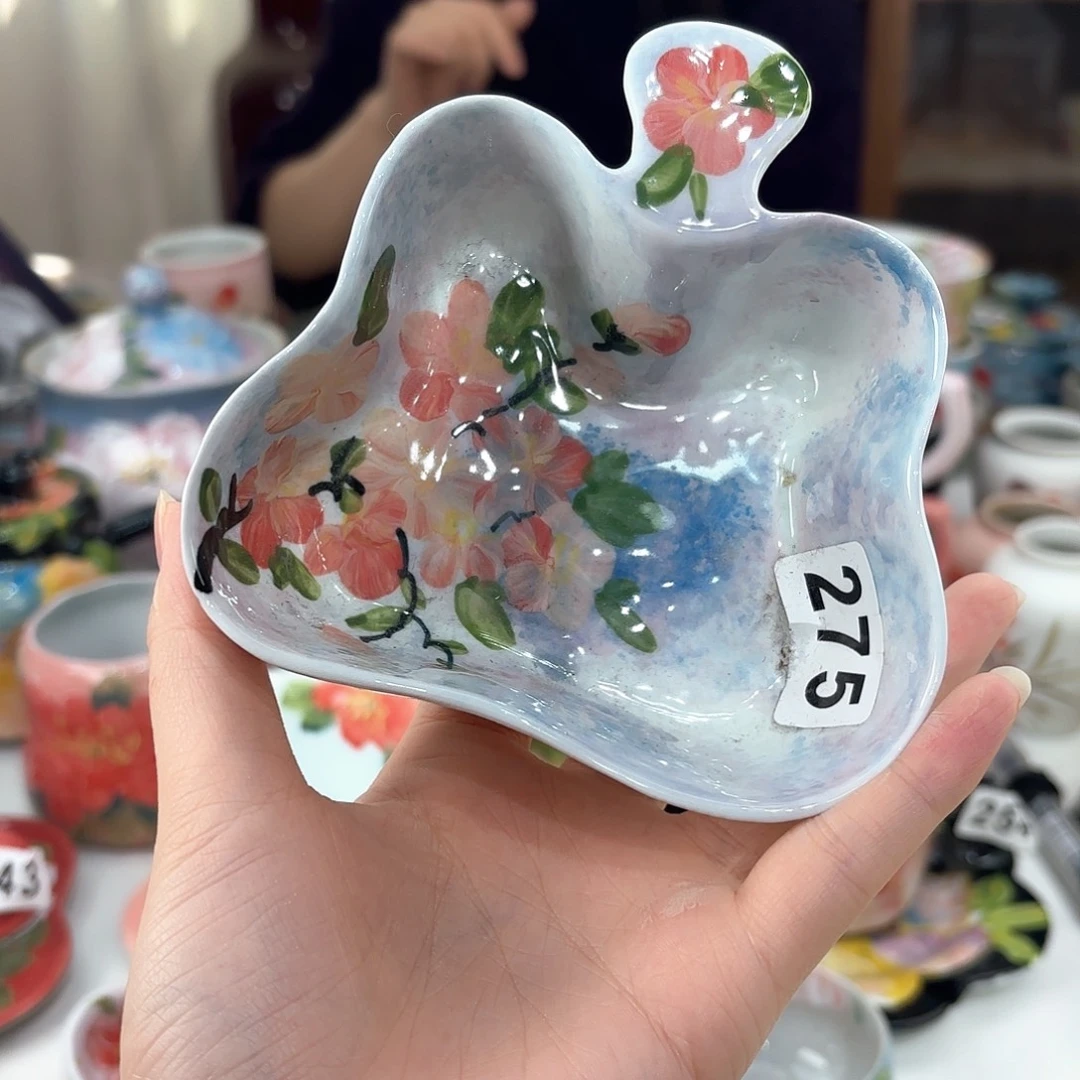 景德镇手绘高温釉下彩陶瓷茶具