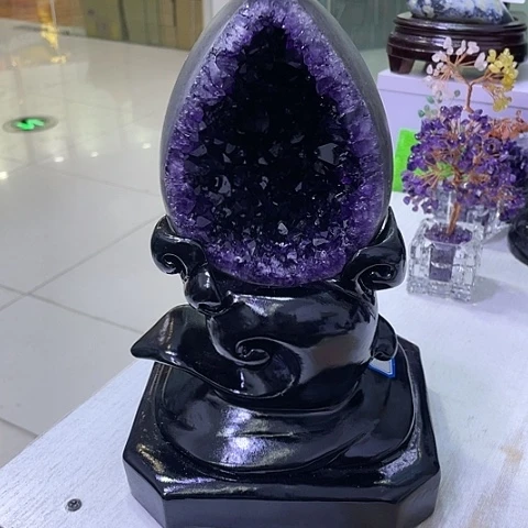【闪购商品】未镶嵌珠宝半成品水晶天**莲水晶