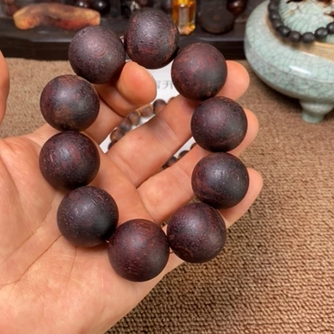 木A165降真香2.5圆珠红降