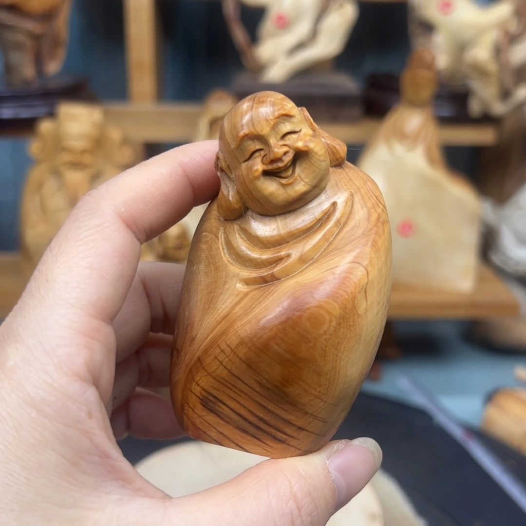 木赤*崖柏木摆件手把件