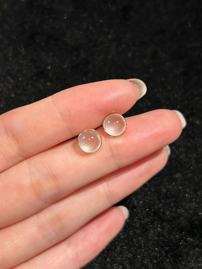 18K金 冰粉耳饰  247867