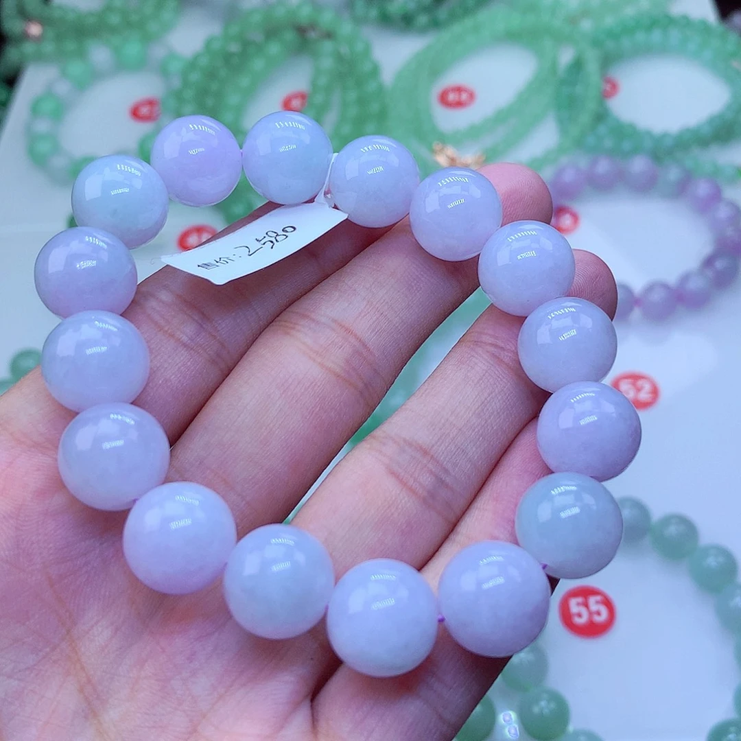 翡翠未镶嵌毛衣链卡13