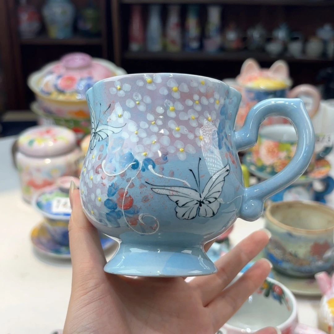 景德镇手绘高温釉下彩陶瓷茶具