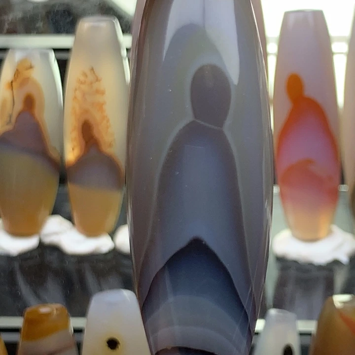 玛瑙/玉髓颈饰未镶嵌012