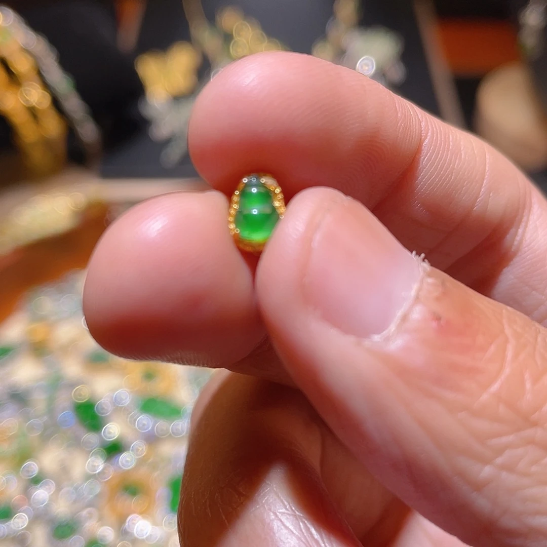 翡翠吊坠(不含链)银S925镶嵌