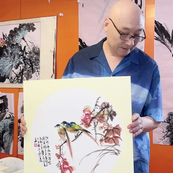 国画张圣敏先生纯手绘作品