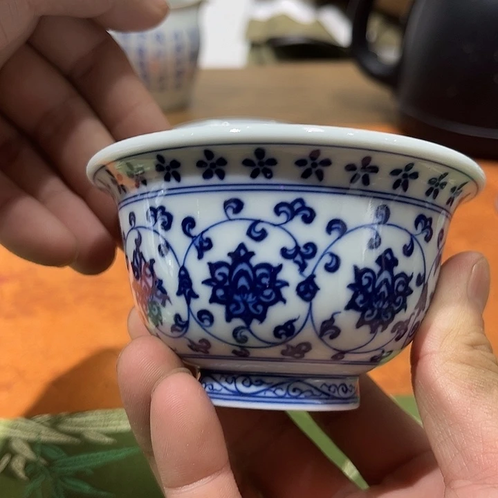 杯青花瓷器青花瓷器