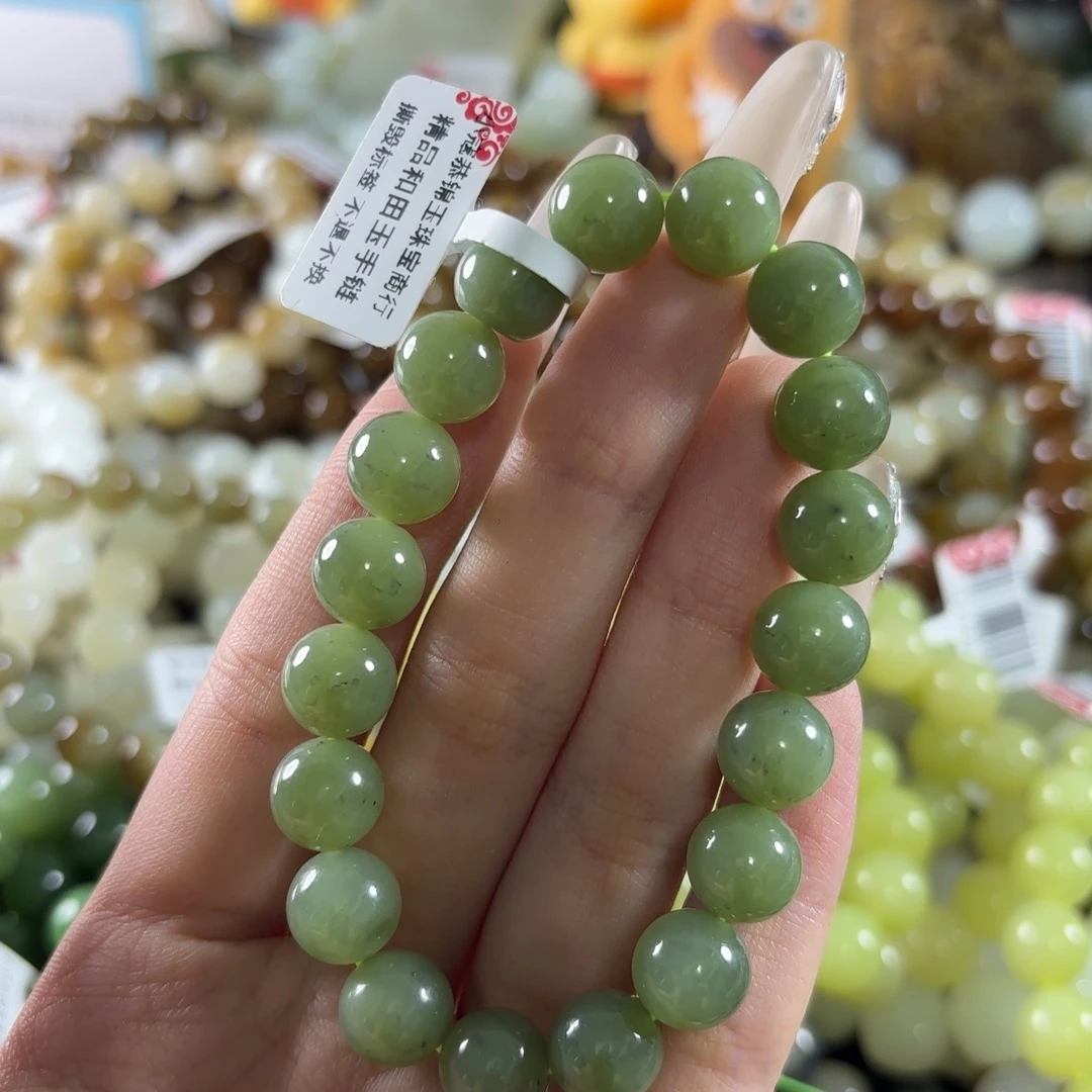 和田玉未镶嵌手链335