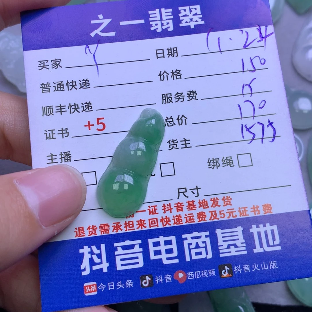颈饰未镶嵌翡翠y**u
