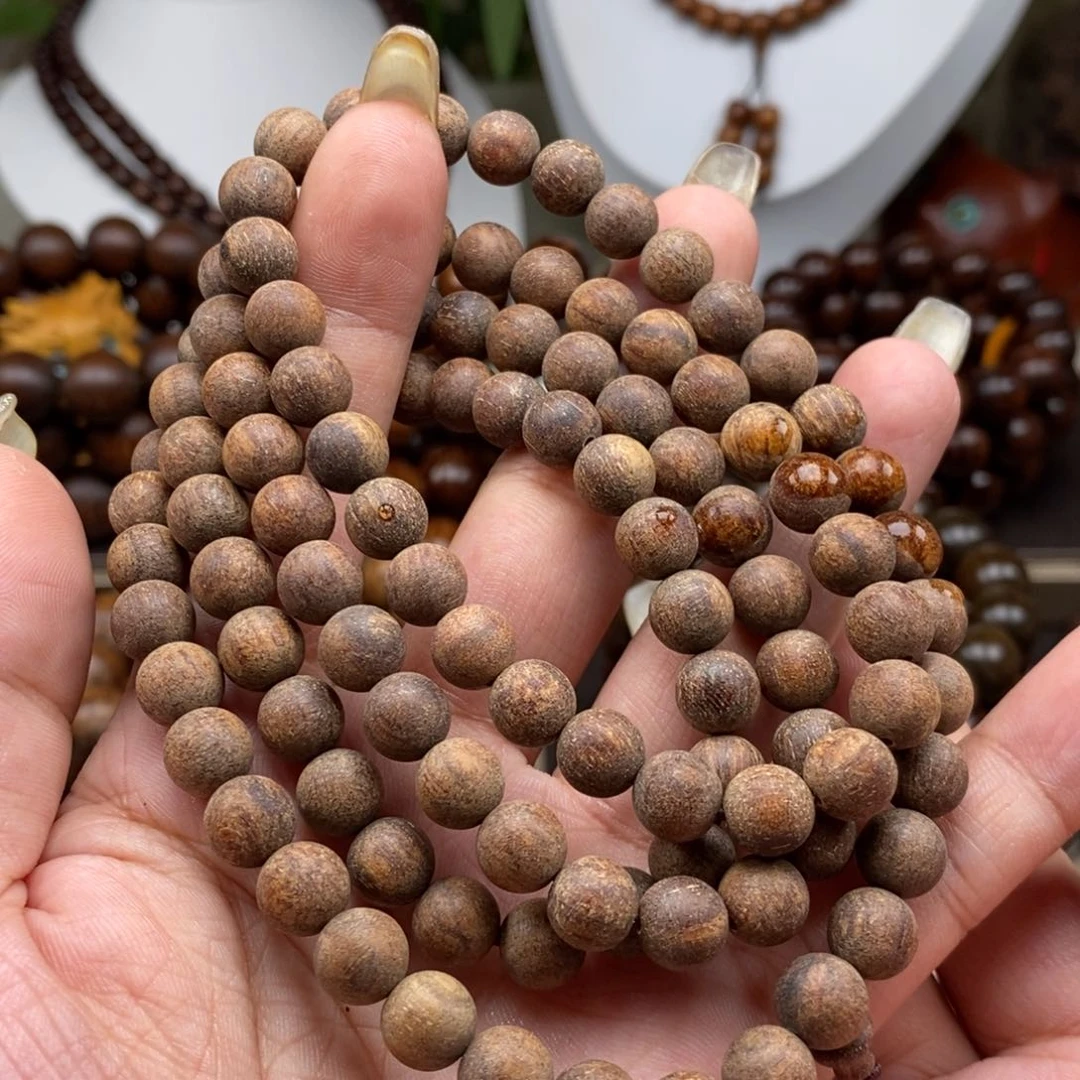 贡木手串/手链贡木0.8疤龙粗抛