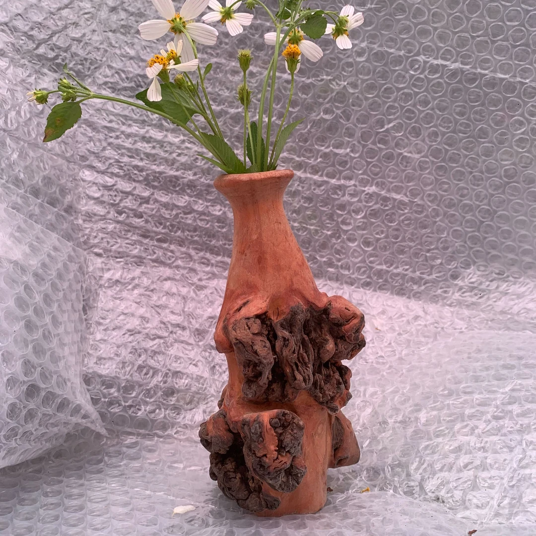 鬼柳树瘤花瓶摆件