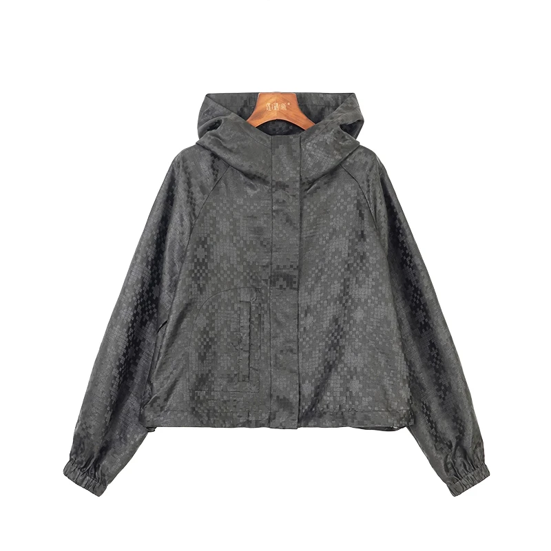 棋盘格国风中式上衣外套1c603755