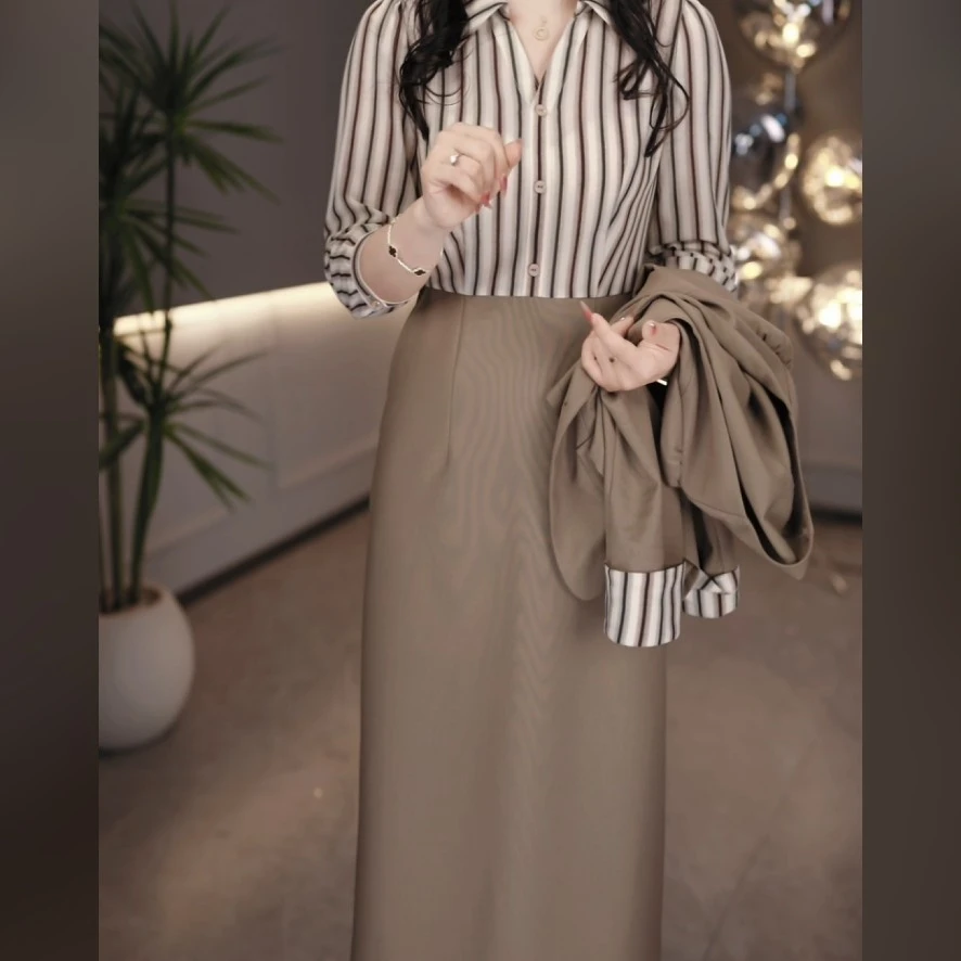 2025年秋季新款套装时尚优雅两件套减龄洋气套装气质