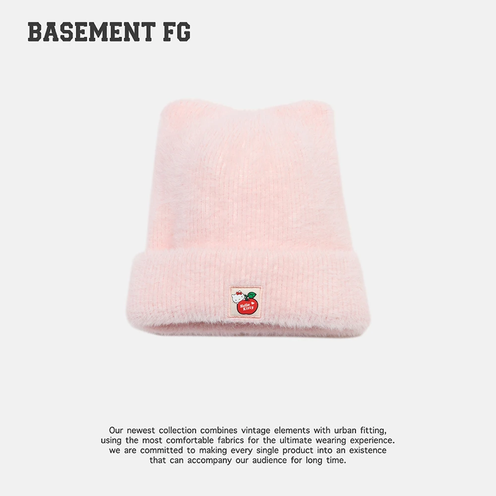 BASEMENT FGxHelloKitty美式休闲百搭宽松针织帽254010084025