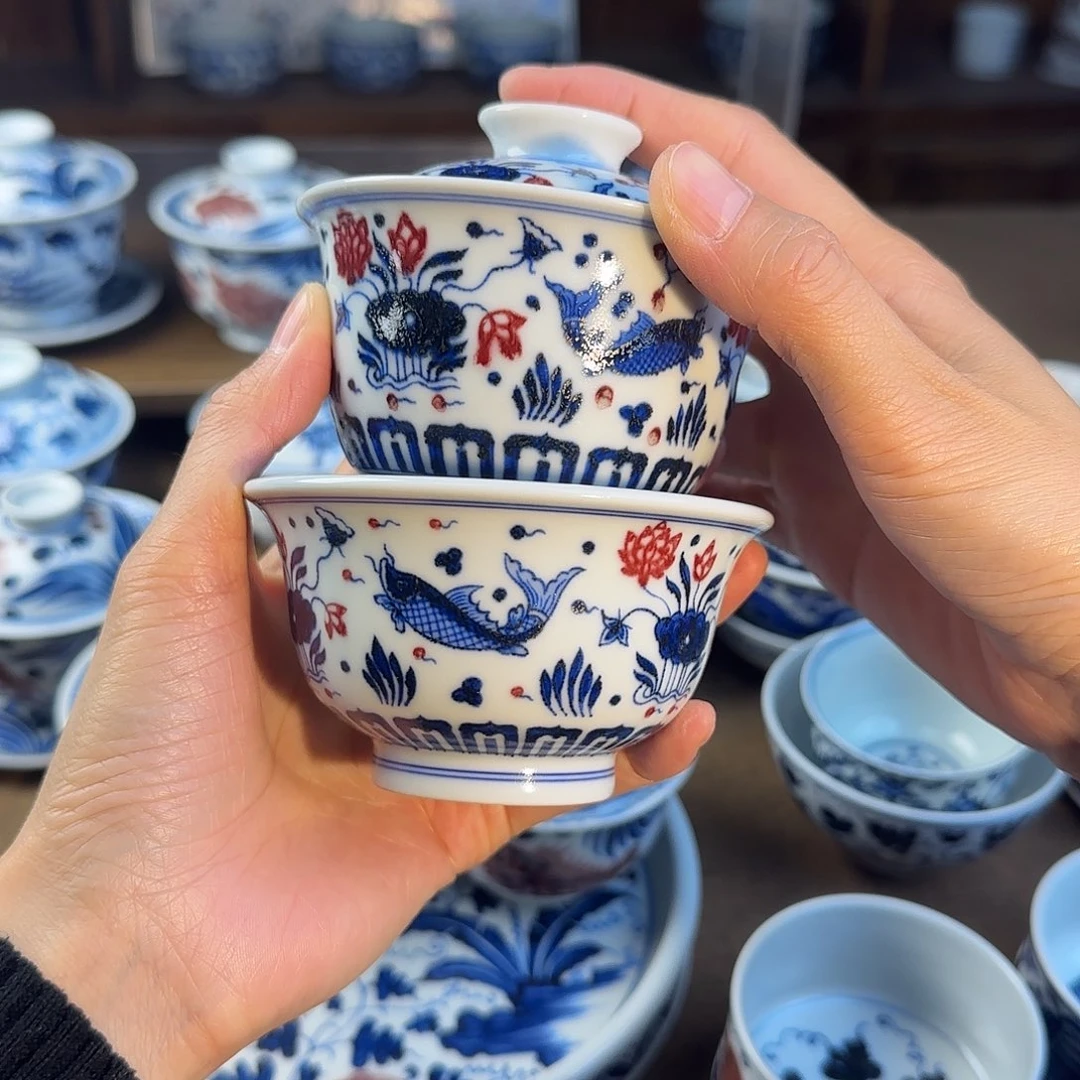 ?***?景德镇手工手绘茶器