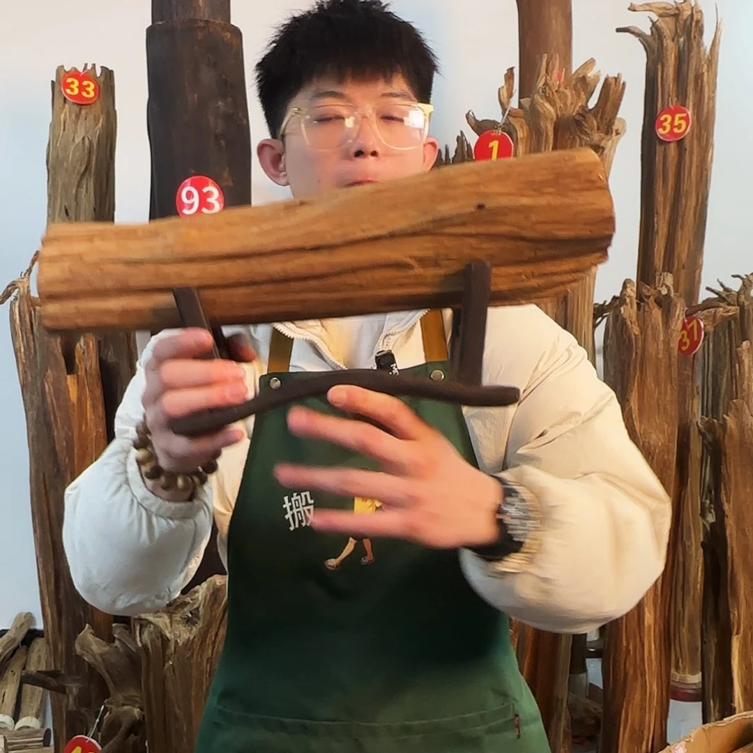 沉香摆件天然沉香原木摆件➕底座